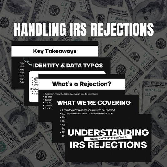 Handling IRS Rejections