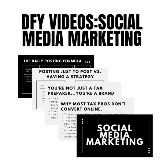 DFY Videos: Social Media Marketing
