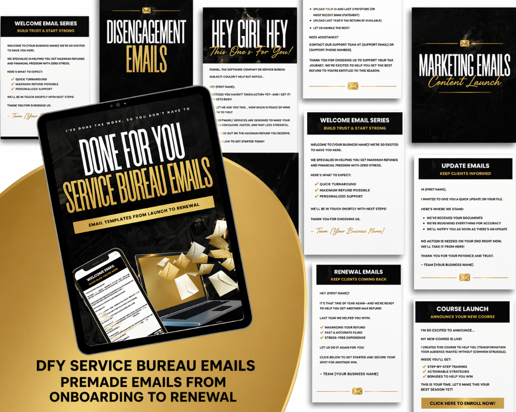 DFY Service Bureau Emails