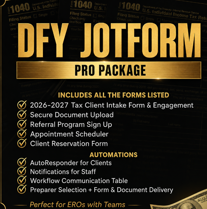 JOTFORM BUILDOUT
